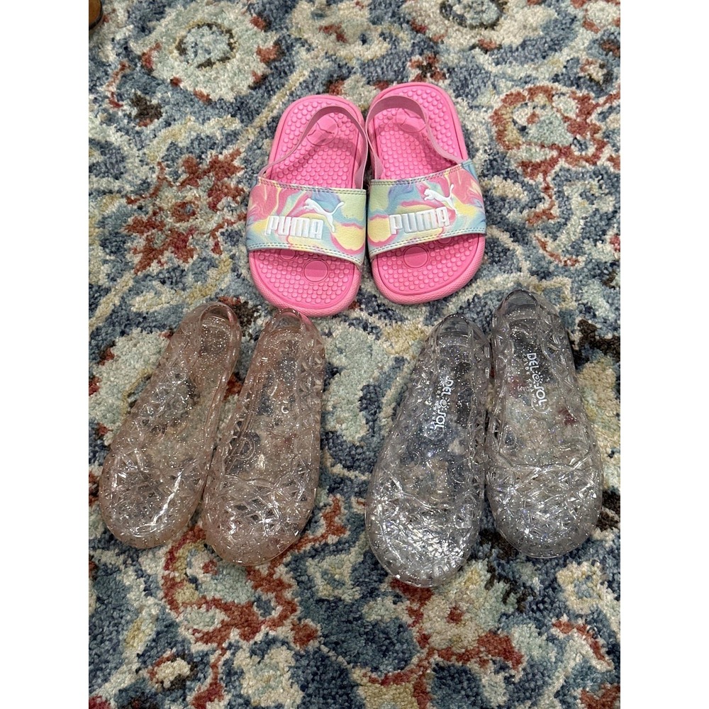 Toddler Girls‎ Size 9 Spring Summer Shoe Bundle GUC